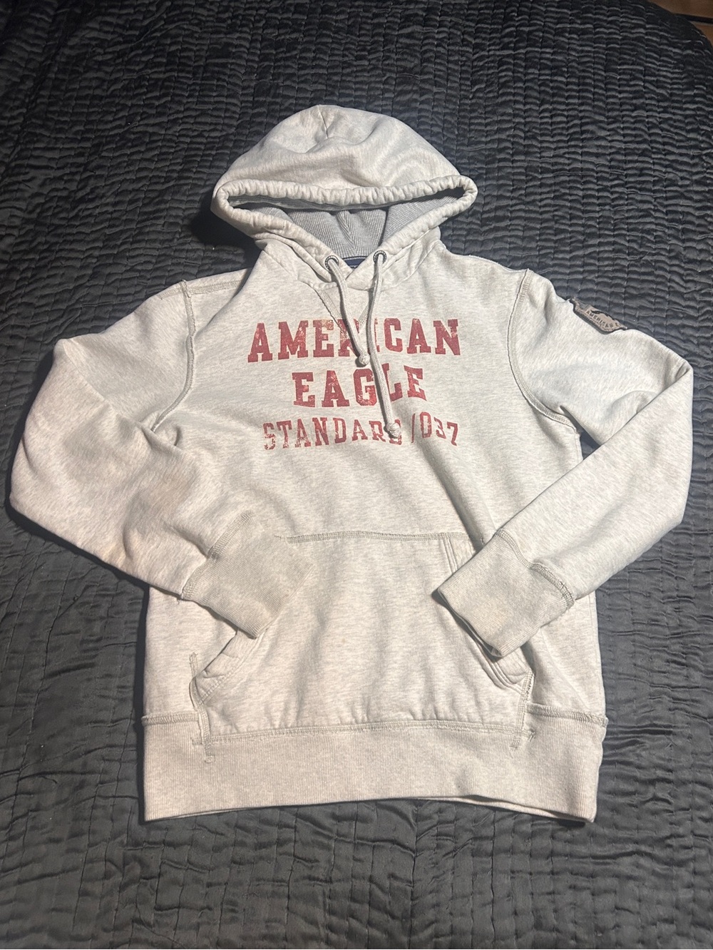 American Eagle Outfitters Light Gray Hoodie